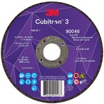 imagen de 3M Cubitron 3 Cut-Off Wheel 90046 - Type 27 (Depressed Center) - 5 in - Precision Shaped Ceramic Aluminum Oxide - 36+