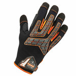 imagen de Ergodyne ProFlex Black Small Polyester Work Gloves - TPR Knuckles Coating - 760 SM