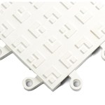 imagen de Wearwell Ergodeck Tapete modular antifatiga 566.78x18x18WH - 18 pulg. x 18 pulg. - PVC - Blanco - 03591