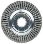 imagen de Weiler 09490 Wheel Brush - 10 in Dia - Knotted - Standard Twist Steel Bristle