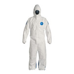 imagen de Dupont Tyvek Overoles resistentes a productos químicos 400 D TD127SWBLG0025CM - tamaño Grande - Azul/Blanco - td127s lg