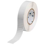 imagen de Brady UltraTemp THT-43-718-10 Rollo de etiquetas troqueladas para impresoras - 1.25 pulg. x 0.25 pulg. - Poliimida - Blanco - B-718