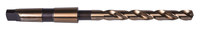 imagen de Precision Twist Drill 209CO Broca de trabajo de mango cónico - Corte de mano derecha - Acabado Bronce - Longitud Total 13 1/2 pulg. - Cobalto (HSS-E) - Vástago Mango cónico Morse - 6000961