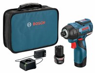 imagen de Bosch 12V Max EC 1/4 pulg. Kit de destornillador de impacto sin escobillas - El motor EC Brushless permite una mayor eficiencia del motor - PS42-02