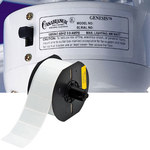 imagen de Brady B33-18-486 Rollo de etiquetas troqueladas para impresoras - 3 pulg. x 1 pulg. - Poliéster - Plateado - B-486