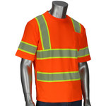imagen de PIP High-Visibility Shirt 313-1650 313-1650-OR/L - Hi-Vis Orange - 38434