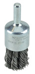 imagen de Weiler Steel Cup Brush - Unthreaded Stem Attachment - 1-1/8 in Diameter - 0.020 in Bristle Diameter - 10028