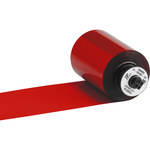 imagen de Brady IP-R4402-RD Red Printer Ribbon Roll - 3.27 in Width - 984 ft Length - Roll - 662820-66097