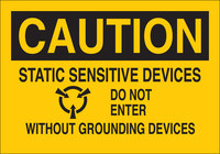 imagen de Brady B-401 Poliestireno Rectángulo Cartel de seguridad eléctrica Amarillo - 14 pulg. Ancho x 10 pulg. Altura - 25517