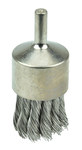 imagen de Weiler Stainless Steel Cup Brush - Shank Attachment - 1-1/8 in Diameter - 0.014 in Bristle Diameter - Cup Material: Nickel-Plated - 10392