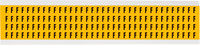imagen de Brady 1500-F Etiqueta en forma de letra - F - Negro sobre amarillo - 1/4 pulg. x 3/8 pulg. - B-946