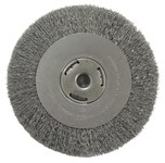 imagen de Weiler 36005 Wheel Brush - 8 in Dia - Crimped Carbon Steel Bristle