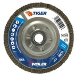 imagen de Weiler Tiger Type 29 Flap Disc 50509 - Zirconium - 4-1/2 in - 120 - Fine