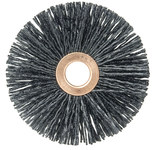 imagen de Weiler Burr-Rx 17567 Wheel Brush - 3 in Dia - Crimped Round Nylon Bristle