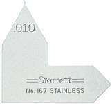 imagen de Starrett Acero Medidor de radio - 167-010