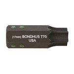 imagen de Bondhus ProHold T70 Torx Bit Driver Bit 32070 - Protanium Steel - 2 in Length