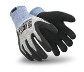 imagen de HexArmor 9000 Series 9000 Negro/Azul/Gris 9 Polietileno/Fibra de vidrio/SuperFabric Recubrimiento sin costuras Guantes resistentes a cortes - 9015 sz 9