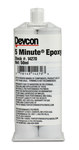 imagen de Devcon 5 Minute Clear Two-Part Epoxy Adhesive - Base & Accelerator (B/A) - 50 ml Cartridge - 14270