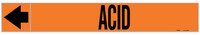imagen de Brady Pipe Markers-To-Go 108444 Marcador de tubería autoadhesivo - Vinilo - Negro sobre naranja - B-946