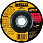 imagen de DEWALT Disco esmerilador 45187 - Tipo 27 (centro hundido) - 4 1/2 pulg. - Óxido de aluminio