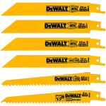 imagen de DEWALT Bi-Metal Juego de cuchillas recíprocas - DW4856