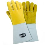 imagen de West Chester 9060 Yellow Medium Grain Welding Glove - Straight Thumb - 14 in Length - 9060/M