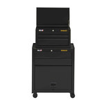imagen de Stanley 100 Series 43 1/2 pulg. Caja de herramientas y gabinete - 5 Cajones - Acero - STST22656BK