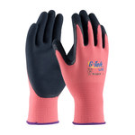 imagen de PIP G-Tek Lite 55-AG315 Black/Pink Medium Unsupported Chemical-Resistant Gloves - 9.4 in Length - Rough Finish - 55-AG315/M