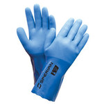 imagen de Sperian Powercoat KV660 Azul Grande PVC Guantes resistentes a productos químicos - acabado Áspero - Longitud 12 pulg. - 801462-072105