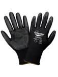 imagen de Global Glove Gripster Ultra-Lite 550B Black 10 Nylon Work Gloves - Nitrile Palm Only Coating - Rough Finish - 550B/10