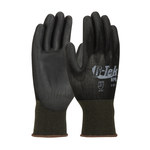 imagen de PIP G-Tek GP 33-325 Black Large Nylon Work Gloves - EN 388 1 Cut Resistance - Polyurethane Fingers Coating - 9.3 in Length - 33-325/L