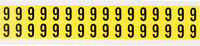 imagen de Brady 3420-9 Etiqueta de número - 9 - Negro sobre amarillo - 9/16 pulg. x 3/4 pulg. - B-498