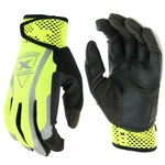 imagen de West Chester Extreme Work VizX 89308 Negro/Amarillo de alta visibilidad Pequeño Cuero Sintético Cuero Guantes de trabajo - Pulgar montado - Longitud 8.75 pulg. - 662909-509000