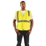 imagen de Occunomix Valor ECO-IM Chaleco estándar ECO-IM 5XL - tamaño 5XG - Poliéster - Amarillo - ANSI clase 2 - 61109