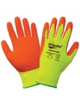 imagen de Global Glove Gripster 360HV Orange Large Nylon Work Gloves - Rubber Foam Palm & Fingers Coating - Rough Finish - 360HV/LG