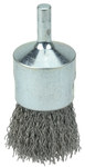 imagen de Weiler Steel Cup Brush - Unthreaded Stem Attachment - 1 in Diameter - 0.020 in Bristle Diameter - Brush Style: Standard - 10012
