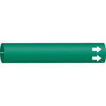imagen de Bradysnap-On 42301 Marcador de tubos - Plástico - Blanco sobre verde - B-915