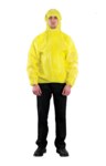 imagen de Ansell Microchem Chemical-Resistant Jacket 3000 ‭YE30-W-92-201-04‬ - Size Large - Yellow - 18032