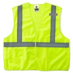 imagen de Ergodyne GloWear Tipo R Chaleco de alta visibilidad 8215BA LY XS - tamaño Extrapequeño - Poliéster - Lima - ANSI clase 2 - 21071