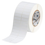 imagen de Brady THT-37-351-10 Rollo de etiquetas troqueladas para impresoras - 1.5 pulg. x 1/2 pulg. - Vinilo - Blanco - B-351