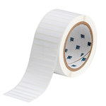 imagen de Brady THT-15-351-2.5 Rollo de etiquetas troqueladas para impresoras - 2 pulg. x 0.25 pulg. - Vinilo - Blanco - B-351