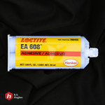 imagen de Loctite EA 608 Transparente Adhesivo epoxi - Base y acelerador (B/A) - 50 ml Cartucho - Antes conocido como Loctite 608 Hysol - 83075
