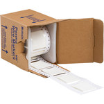 imagen de Brady Permasleeve 3PS-1500-2-WT Funda de impresora troquelada - 2 pulg. x 2.433 pulg. - Blanco - B-342