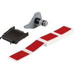 imagen de Brady M710 M7-190-593-RD Etiquetas para impresora con panel en relieve - 3 pulg. x 1.9 pulg. - Poliéster - Rojo - B-593