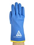 imagen de Ansell ActivArmr 97-681 Blue 10 Cold Condition Gloves - PVC Full Coverage Coating - 97-681/10
