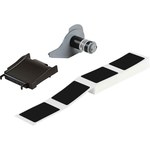 imagen de Brady M710 M7-190-593-BK Etiquetas para impresora con panel en relieve - 3 pulg. x 1.9 pulg. - Poliéster - Negro - B-593