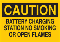imagen de Brady B-401 Poliestireno Rectángulo Cartel de sala de baterías Amarillo - 14 pulg. Ancho x 10 pulg. Altura - 25792