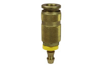 imagen de Coilhose Automatic Six Ball Coupler 14A4L - 1/4 in ID Lock-On Thread - Brass - 92321