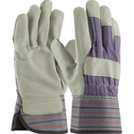 imagen de PIP 87-3563 Black/Blue/Red Large Grain Pigskin Leather Work Gloves - Wing Thumb - 87-3563/L