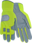 imagen de Red Steer Ironskin 169 Gray/Green Large Synthetic Leather Work Gloves - Wing Thumb - 169-L